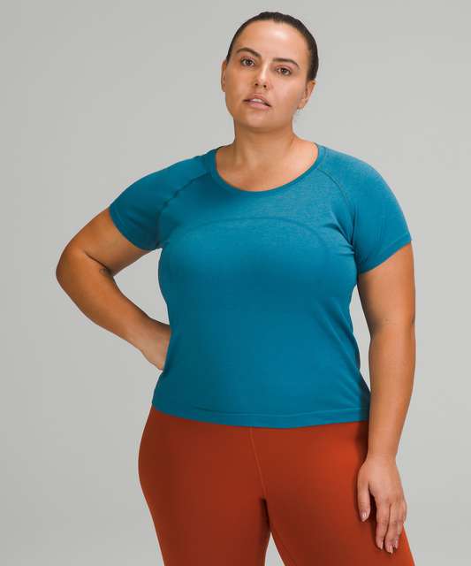 Lululemon Run: Swiftly Tech Short Sleeve Crew - Space Dye Heathered