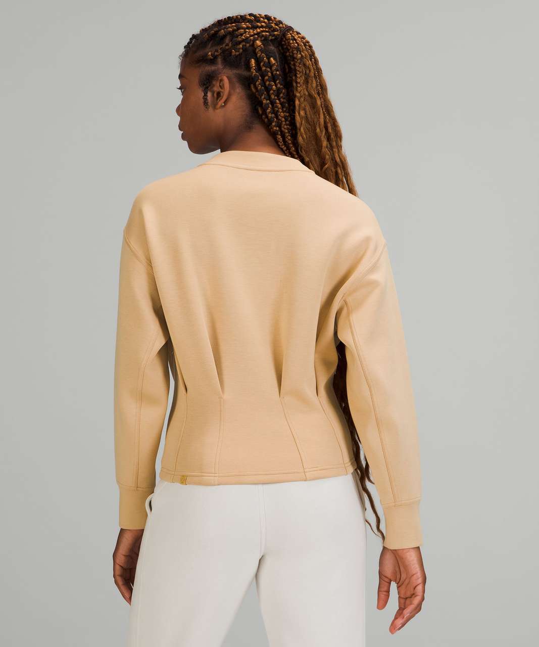 Lululemon Gathered Waist Crew Pullover - Pecan Tan