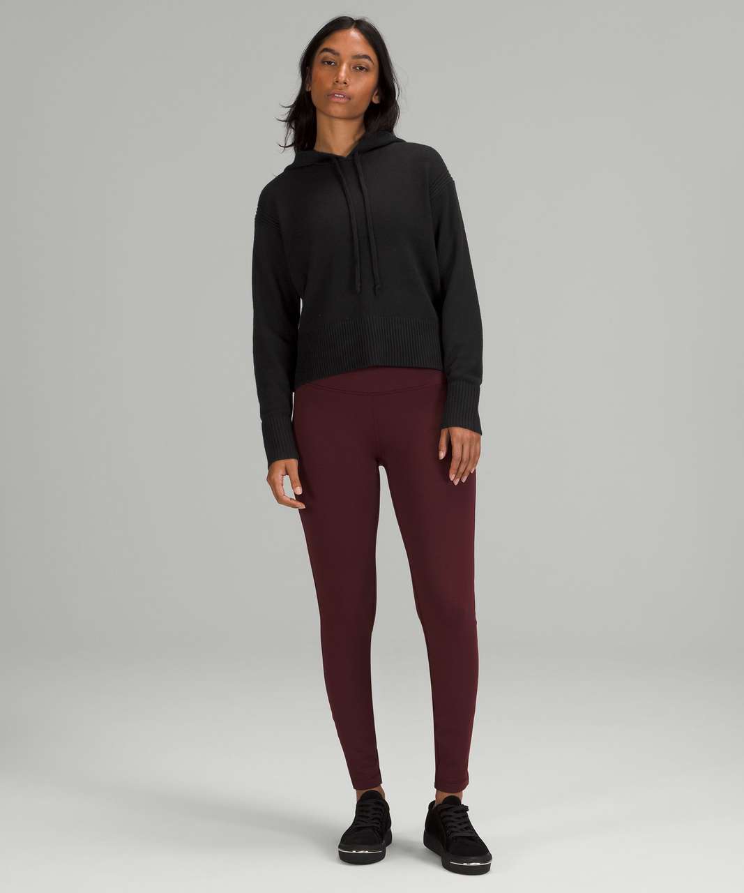 Lululemon Reversible Double-Knit Zip-Up Sweater - Graphite Grey / Black -  lulu fanatics