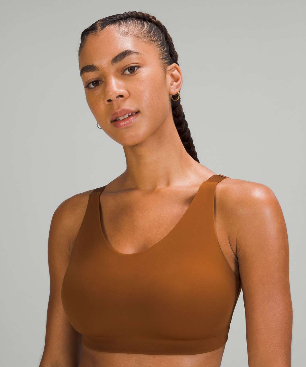 Lululemon In Alignment Bra *Light Support, D–G Cups - Copper Brown