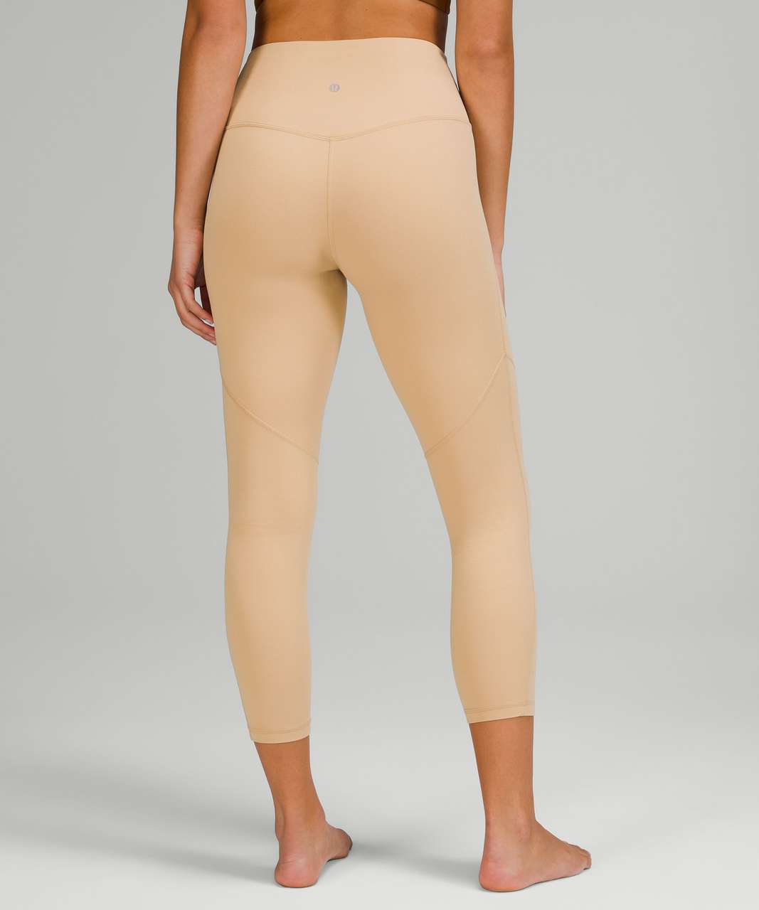 Lululemon Nulu High-Rise Yoga Crop 23 - Pecan Tan - lulu fanatics