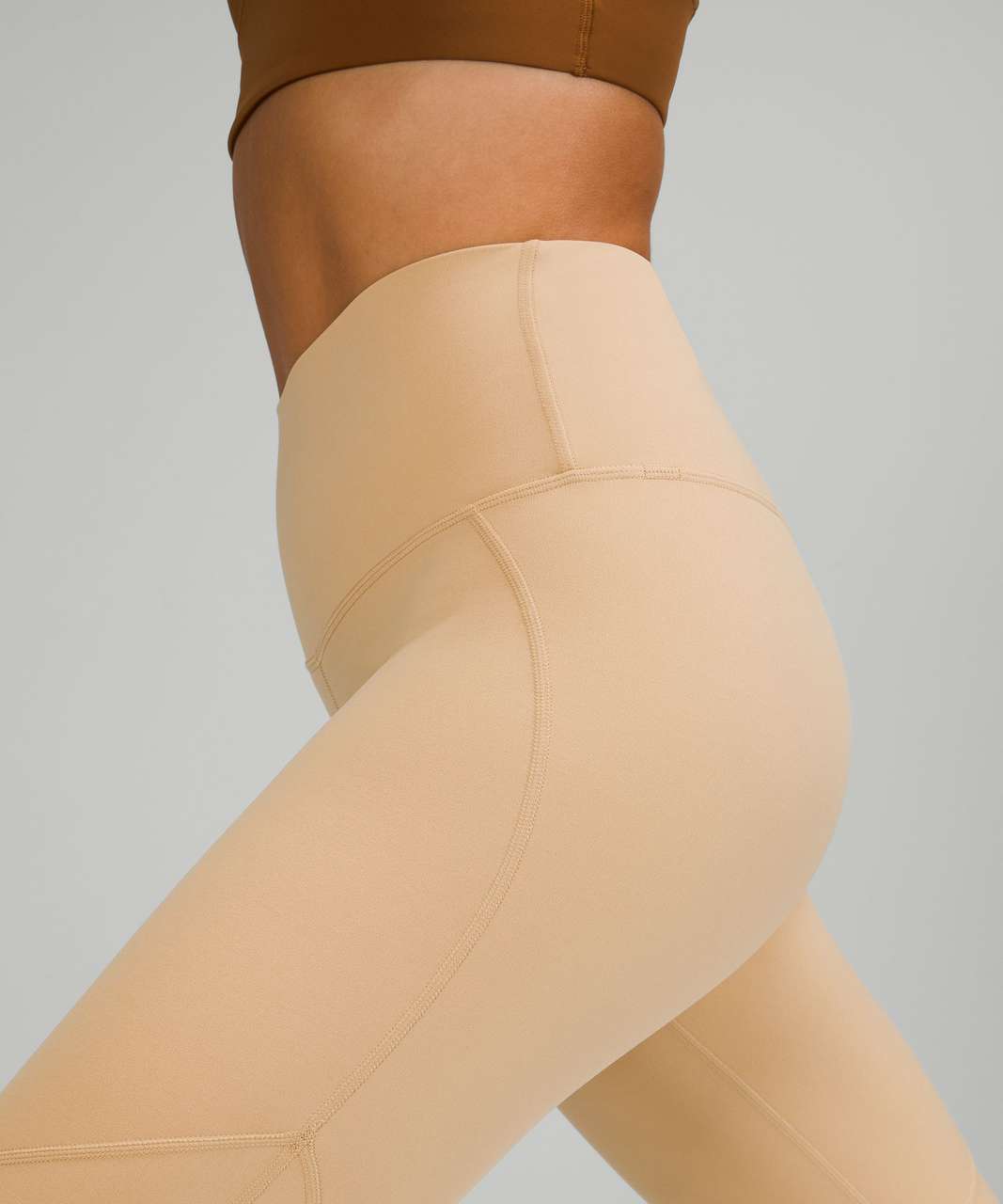 Lululemon Nulu High-Rise Yoga Crop 23" - Pecan Tan