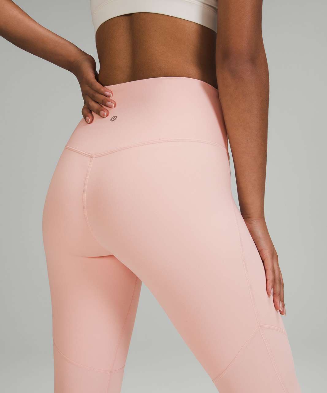 Lululemon Nulu High-Rise Yoga Crop 23" - Pink Mist