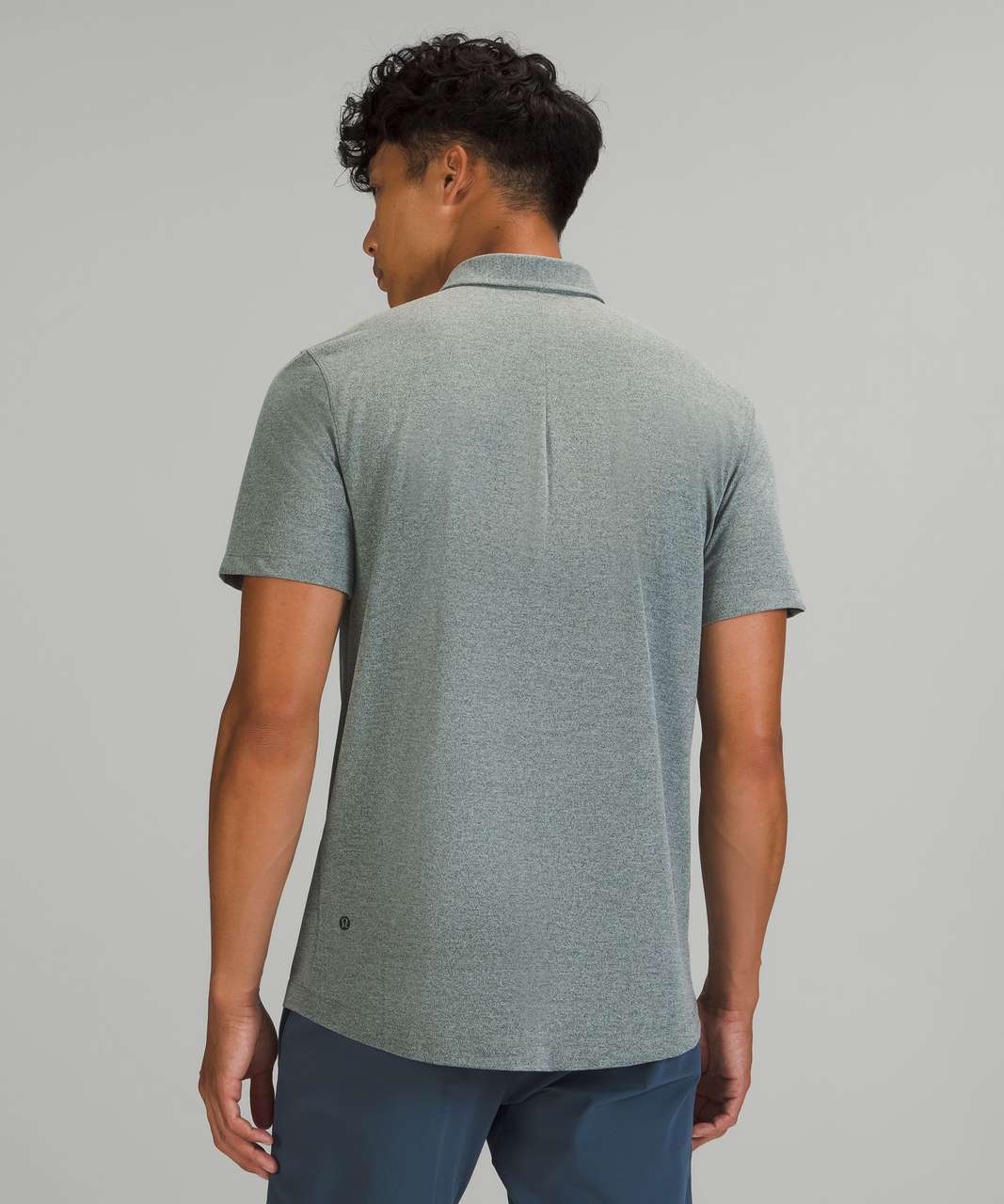 Lululemon Evolution Short Sleeve Polo Shirt - Heathered Rainforest Green