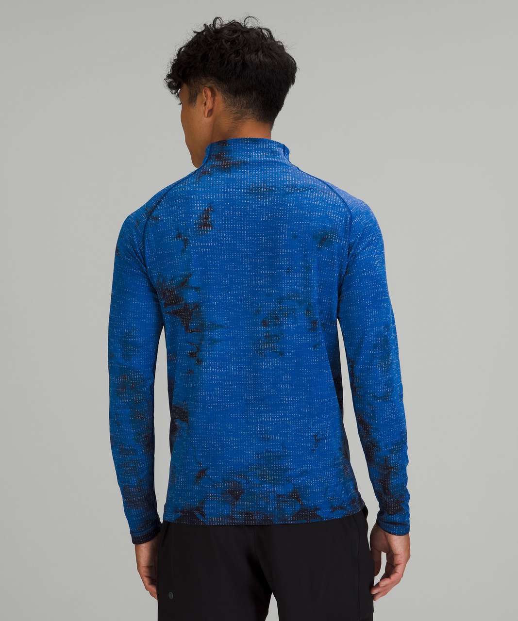 Lululemon Metal Vent Tech 1/2 Zip 2.0 - Disconnect Marble Dye Symphony Blue / Mineral Blue