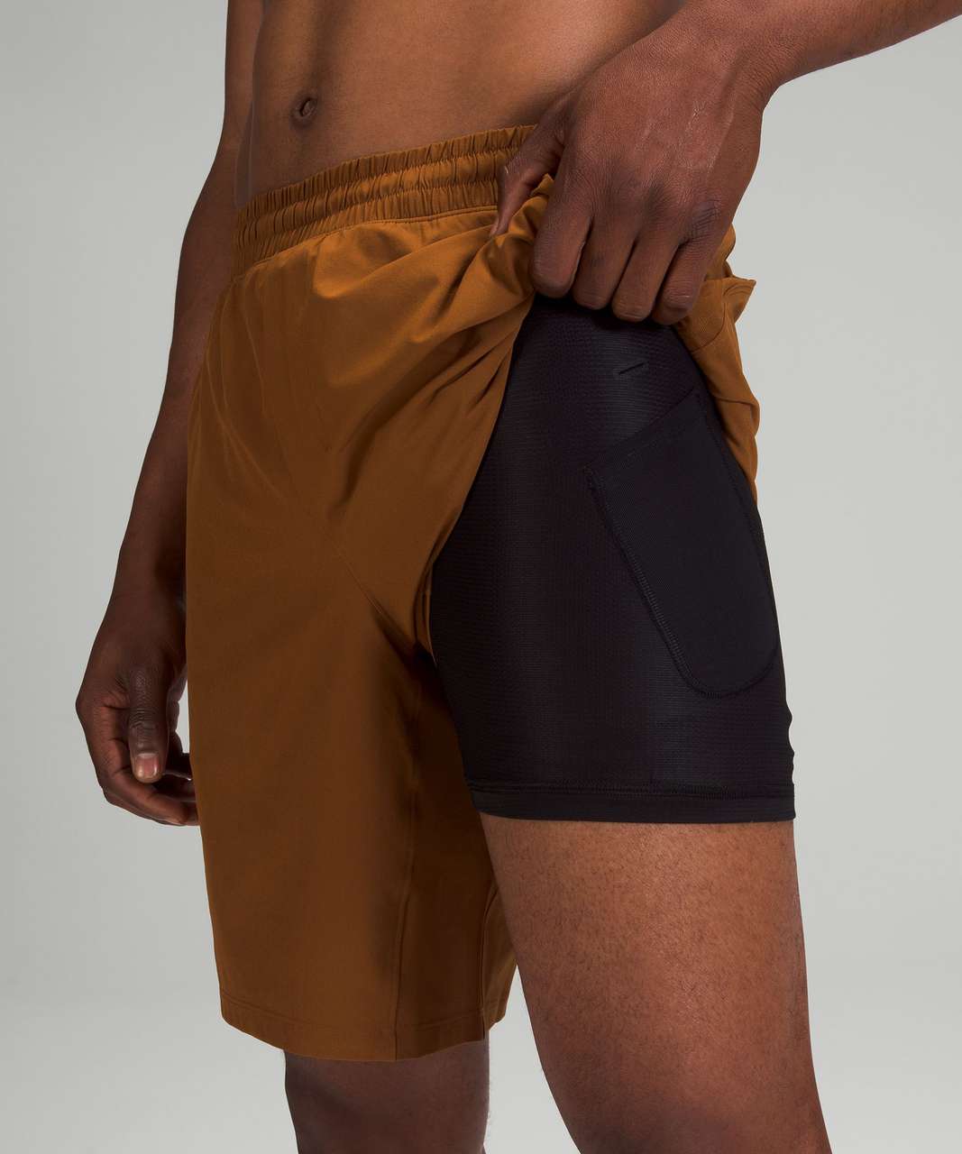 Lululemon Pace Breaker Short 9" *Lined - Copper Brown