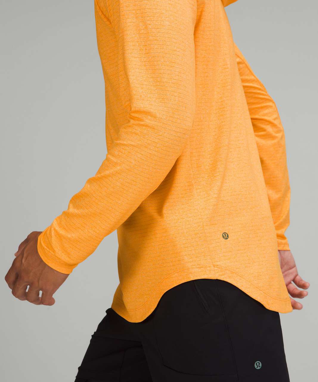 Lululemon Drysense Training Hoodie - Clementine / White