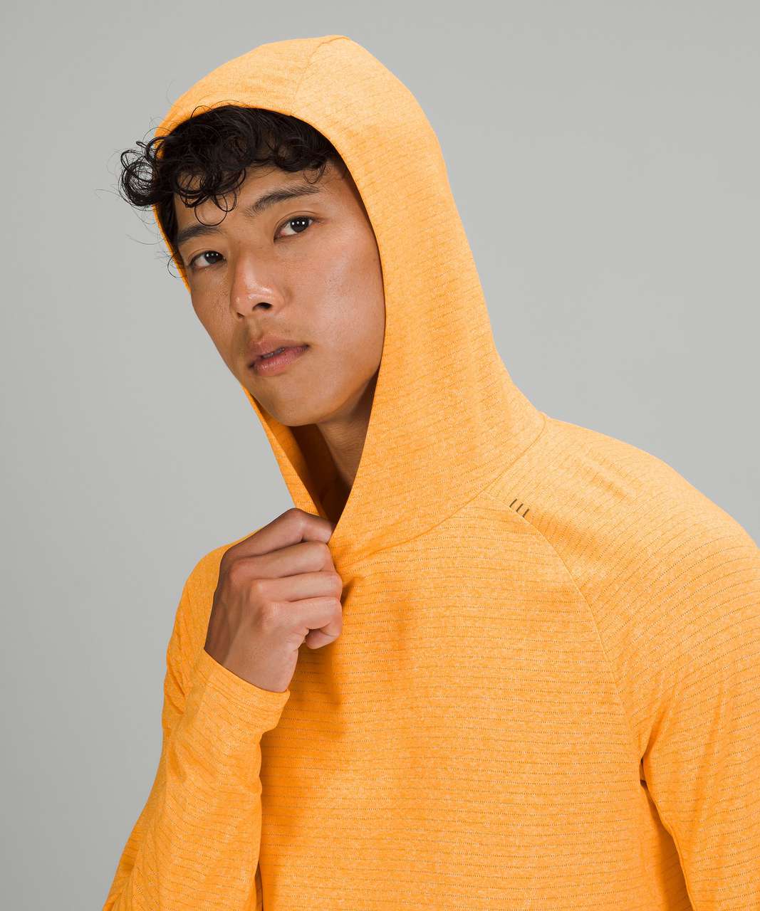 Lululemon Drysense Training Hoodie - Clementine / White