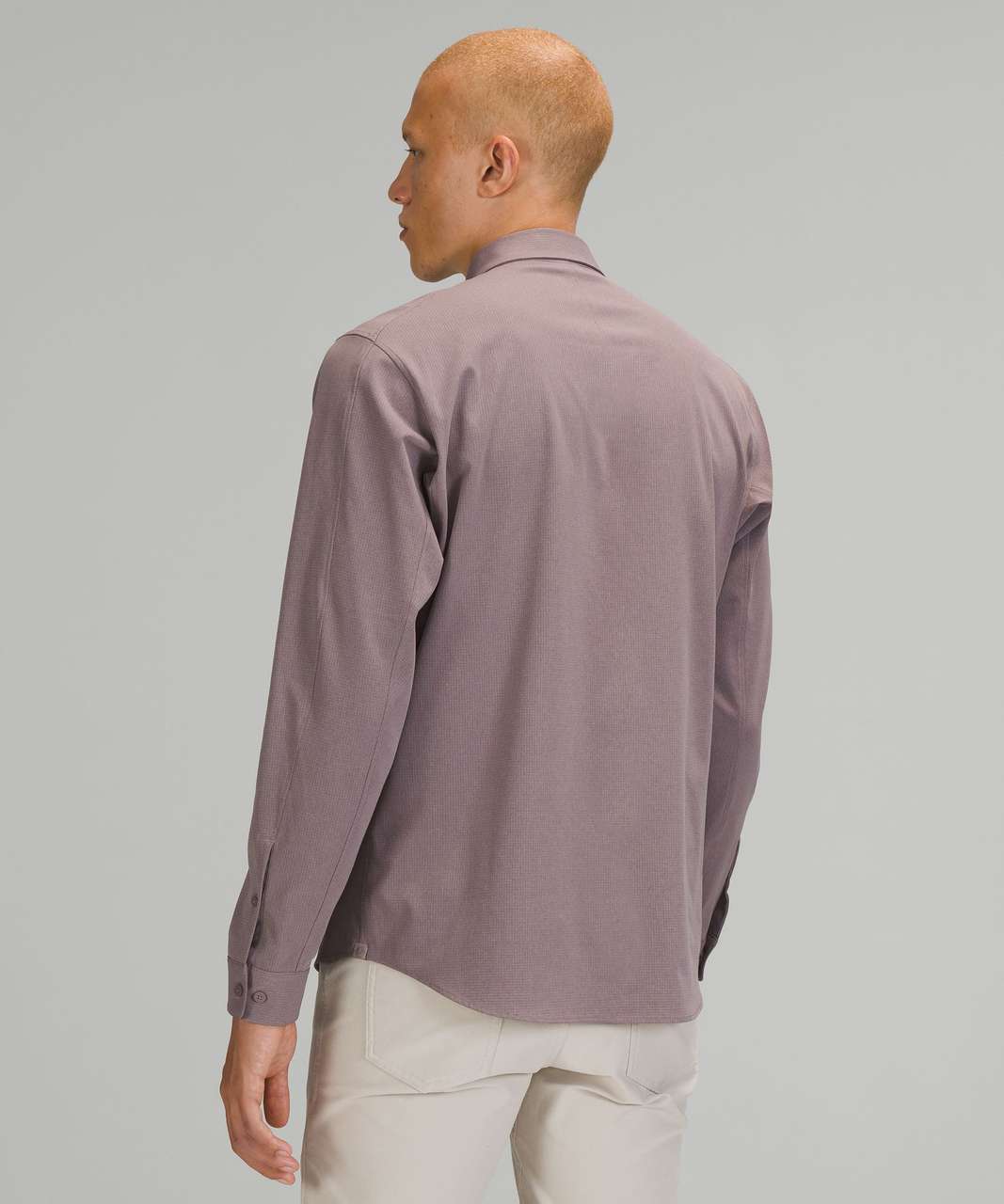 Lululemon Airing Easy Long Sleeve Button Up Shirt *Ventlight Mesh - Lunar Rock