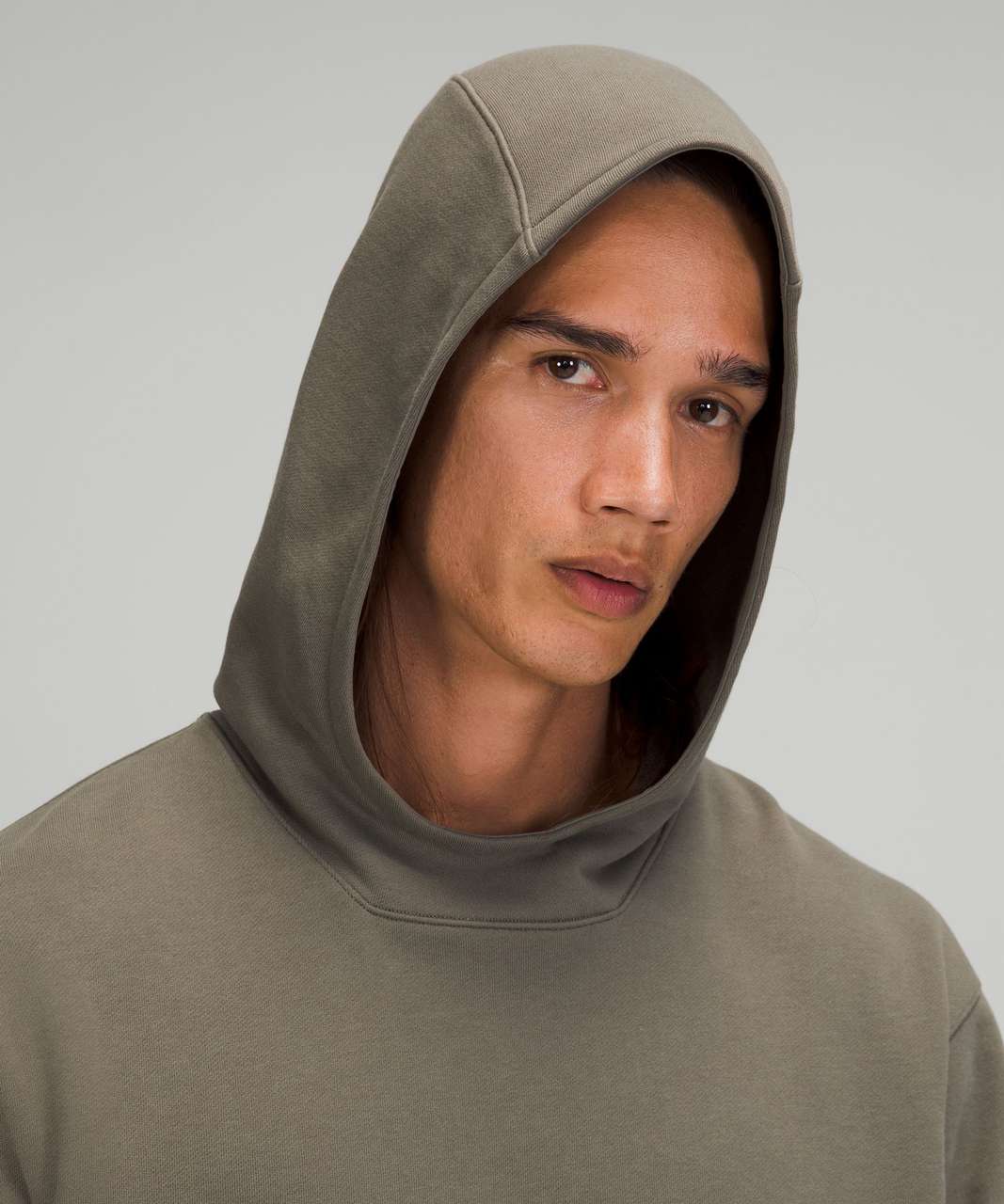 Lululemon French Terry Oversized Hoodie - Grey Sage - lulu fanatics