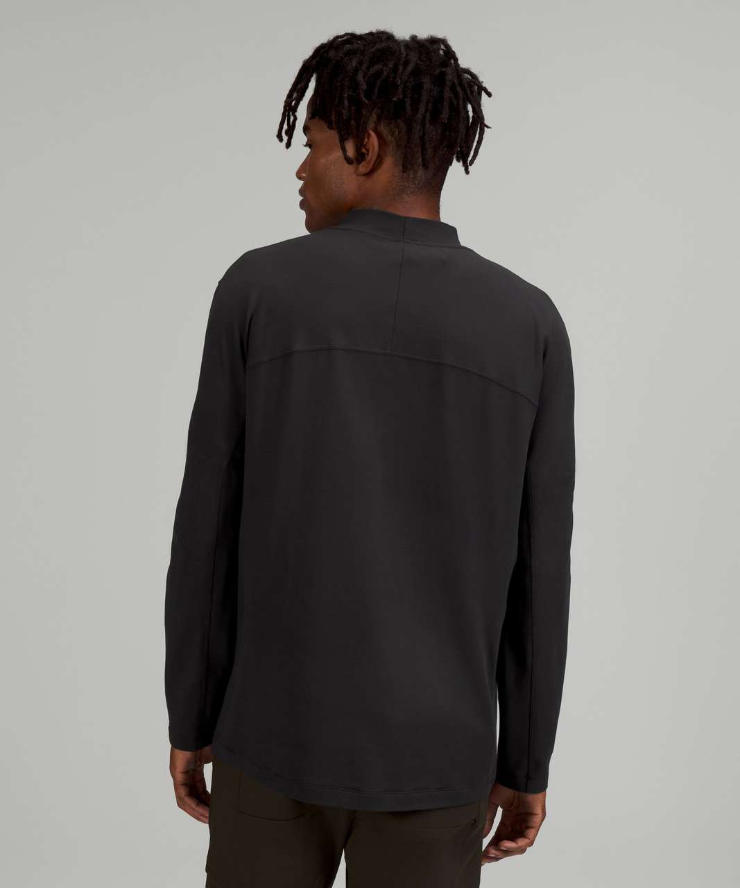 Lululemon Rulu Mock Neck Long Sleeve Shirt - Black