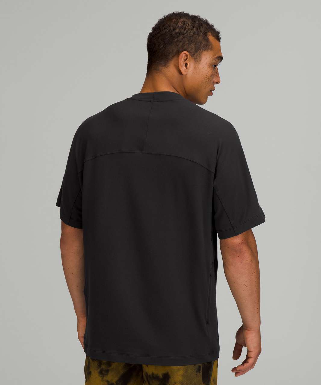 Lululemon Rulu Mock Neck Short Sleeve Shirt - Black