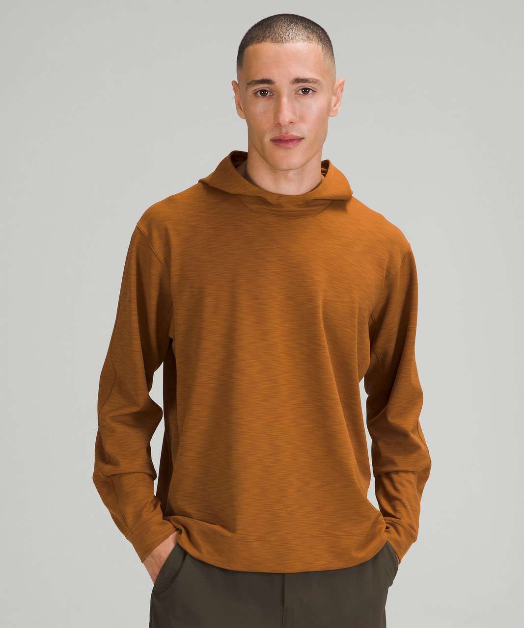 Lululemon Everlux Oversized Hoodie - Heathered Copper Brown