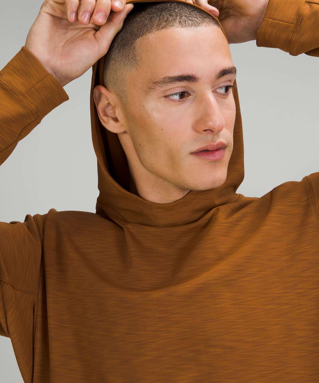 Lululemon Everlux Oversized Hoodie - Heathered Copper Brown