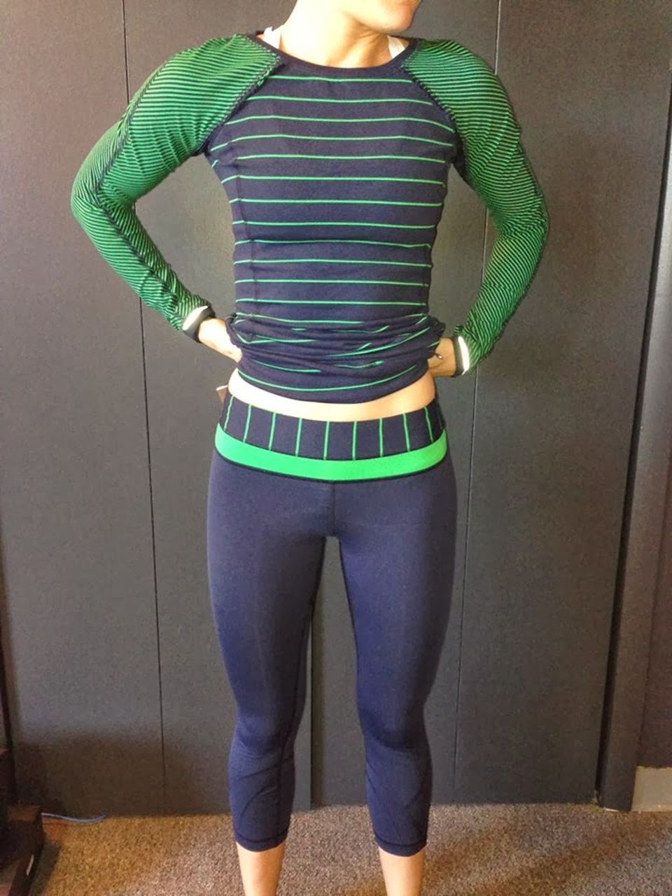 My Favorite Lululemon Pattern + Color Combo: Slalom Green Bean