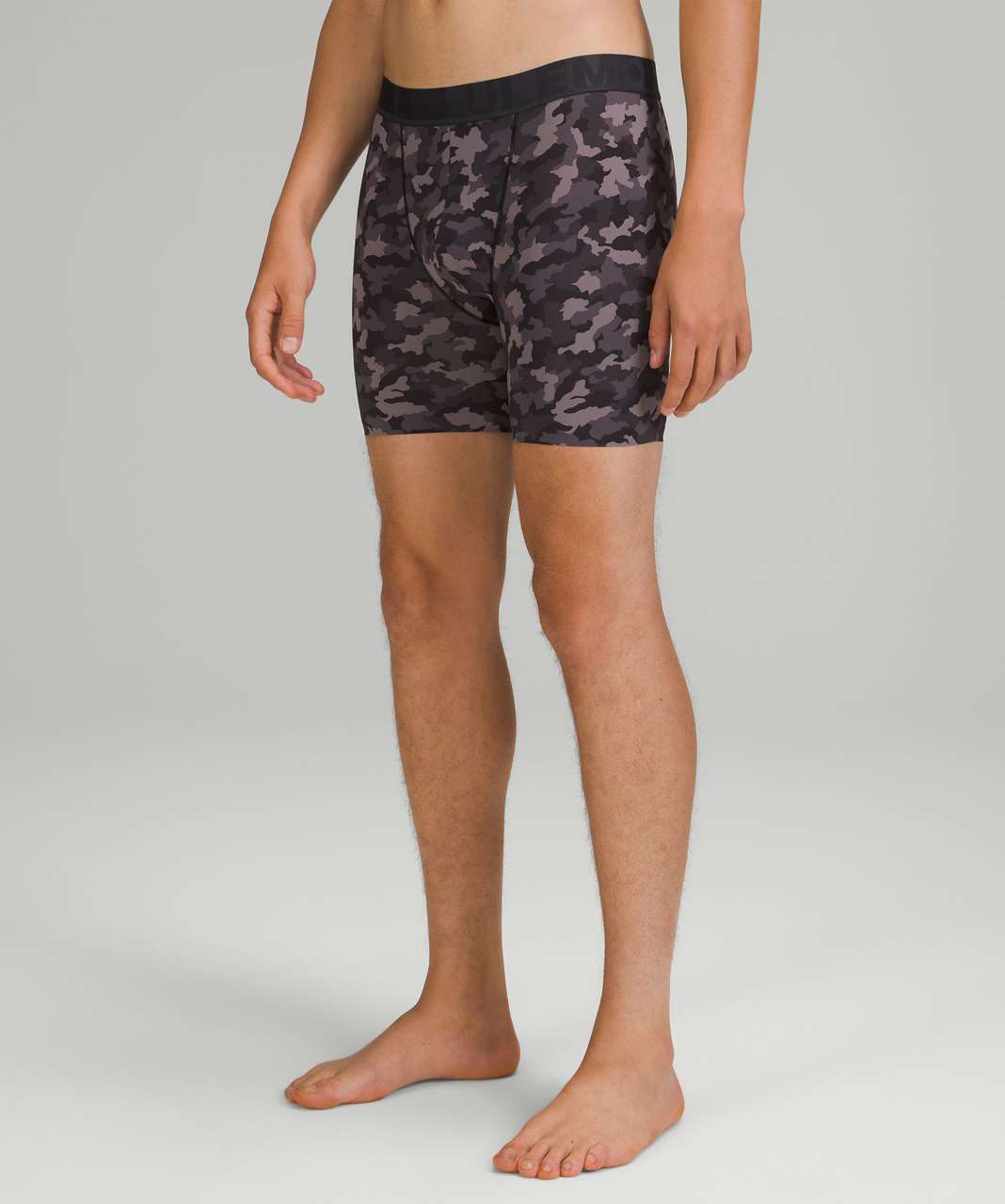 Shop Lululemon Underwear On Sale - Heritage 365 Camo Mini Lunar Rock Mens  Built to Move Long Boxer 7