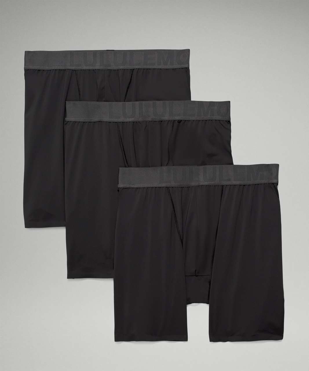 Lululemon Built to Move Boxer 5" 3 Pack - Black / Black / Black