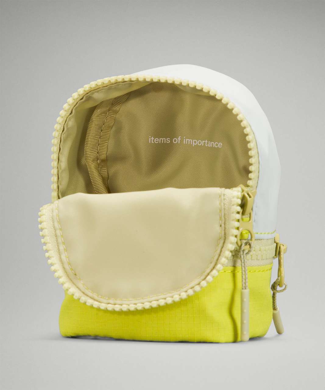 Lululemon City Adventurer Nano Crossbody Bag - Yellow Serpentine / Ocean Air