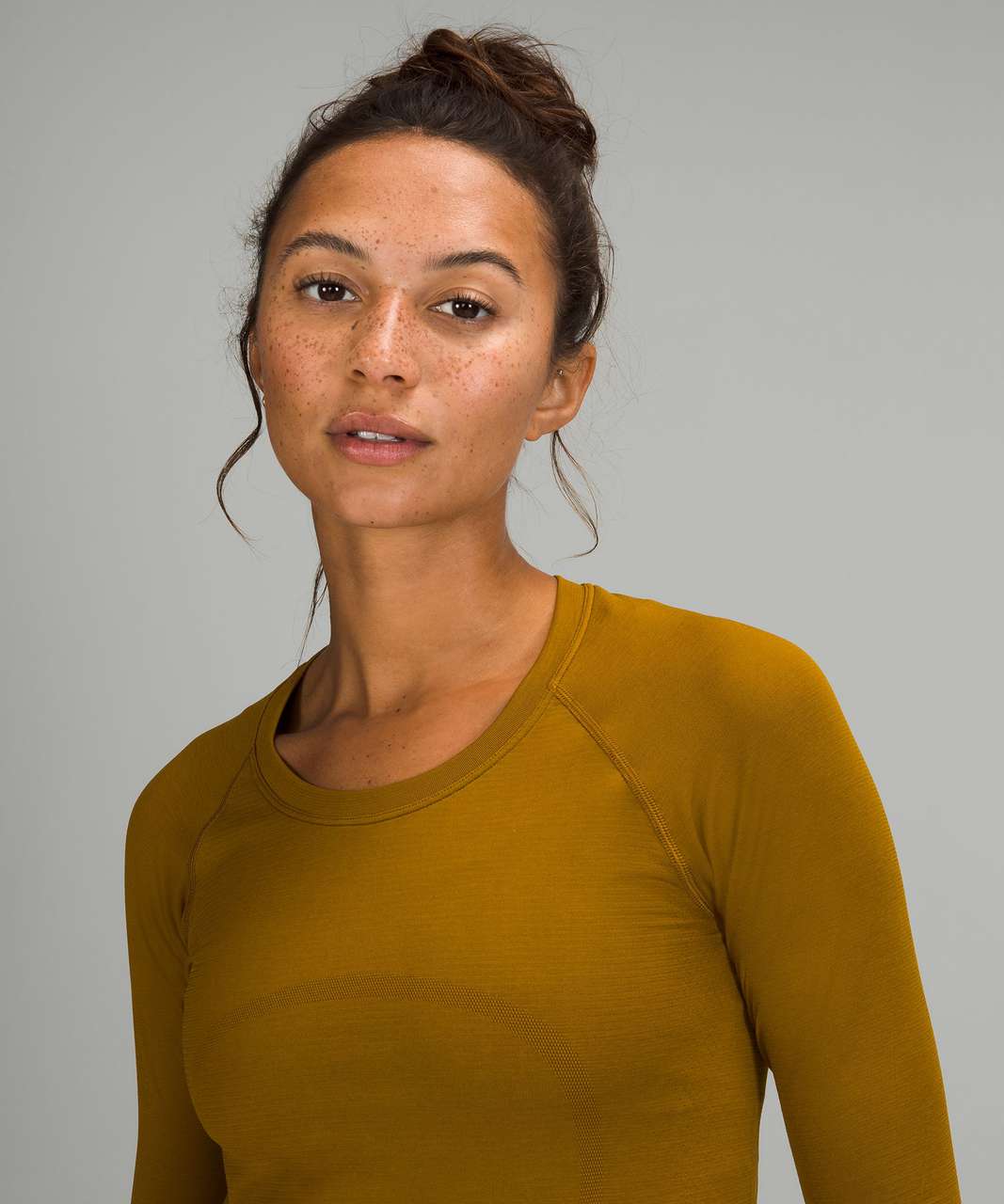 Lululemon Swiftly Tech Long Sleeve Shirt 2.0 - Gold Spice / Gold Spice