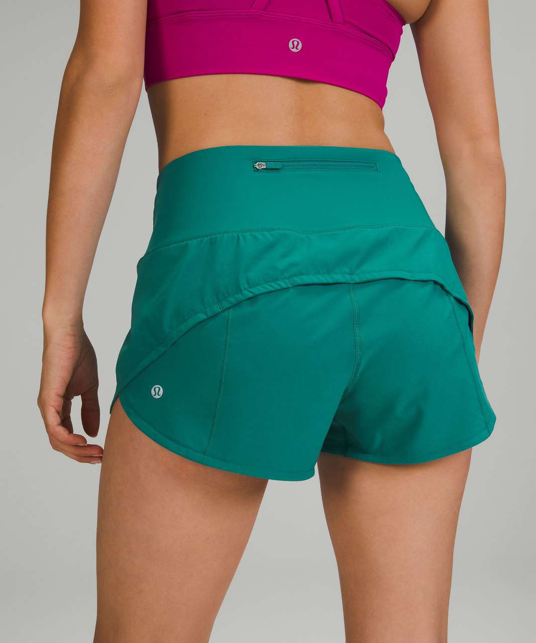 High rise speed up shorts 4 in Red Merlot and Teal Lagoon : r/lululemon