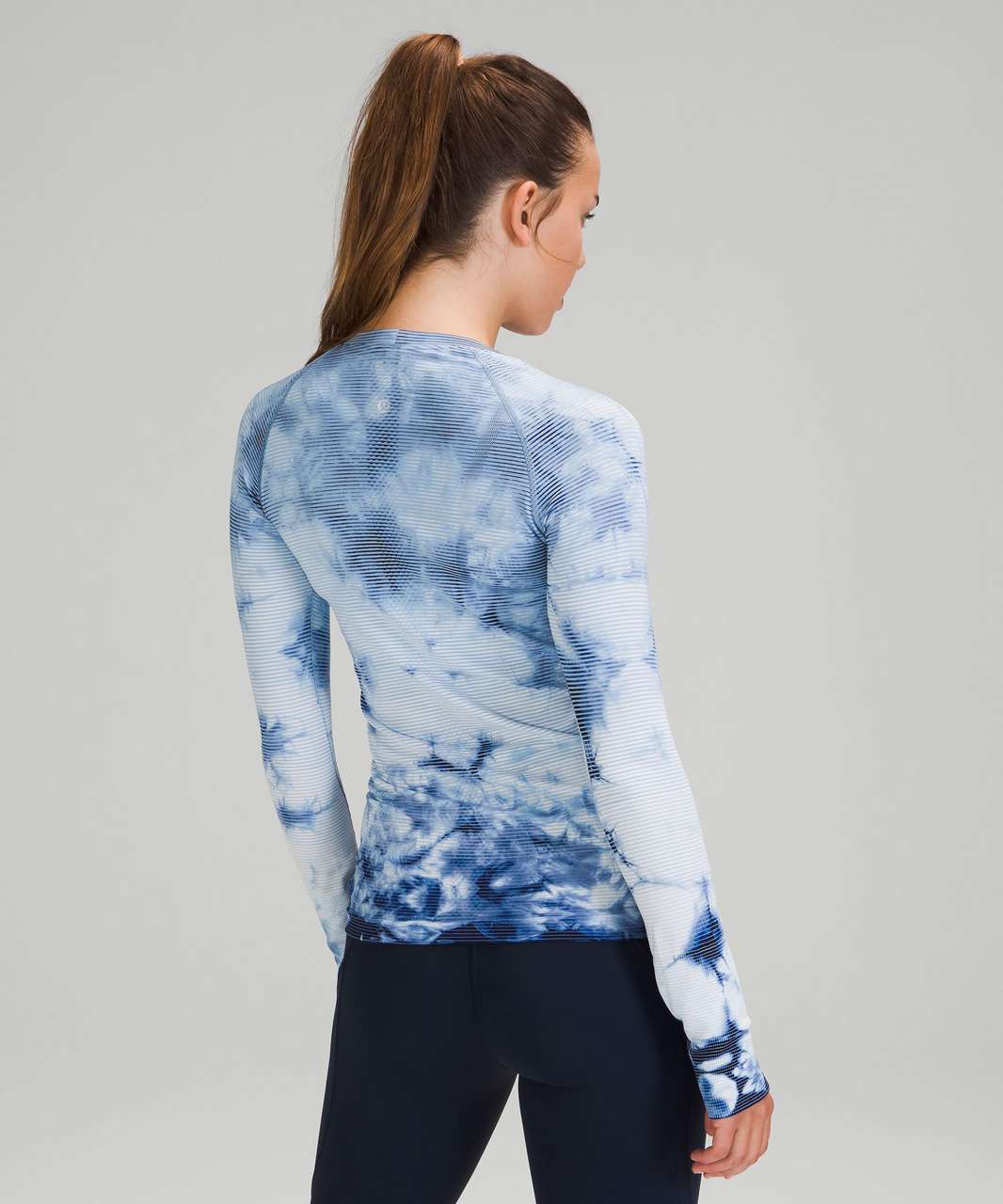 Swiftly Tech Long Sleeve 2.0, Larkspur/True Navy