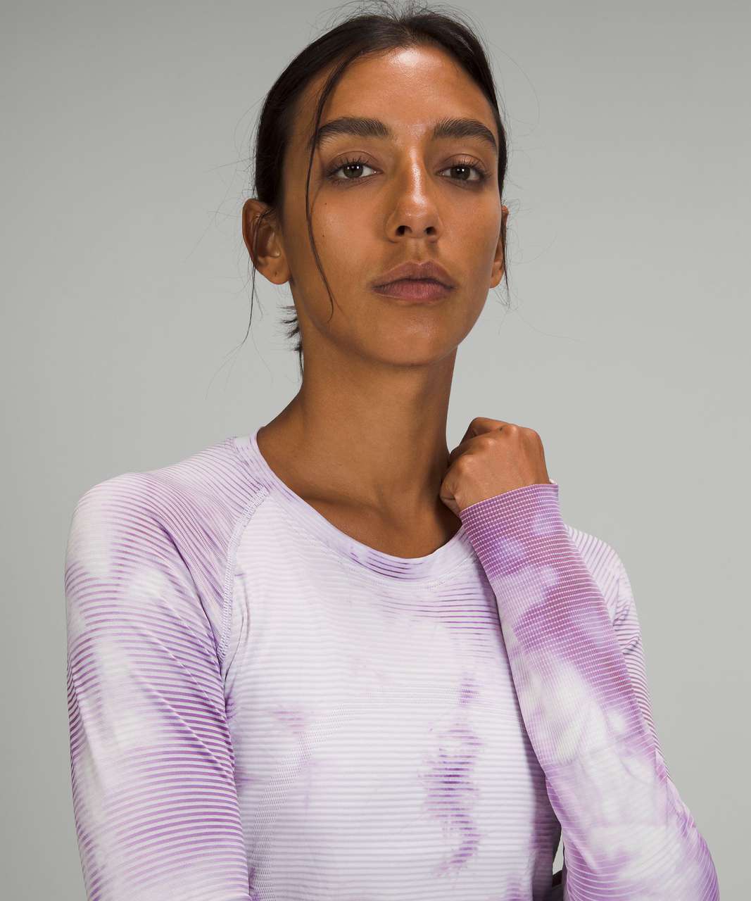 Lululemon Swiftly Tech Long Sleeve Shirt 2.0 - Shibori Stripe