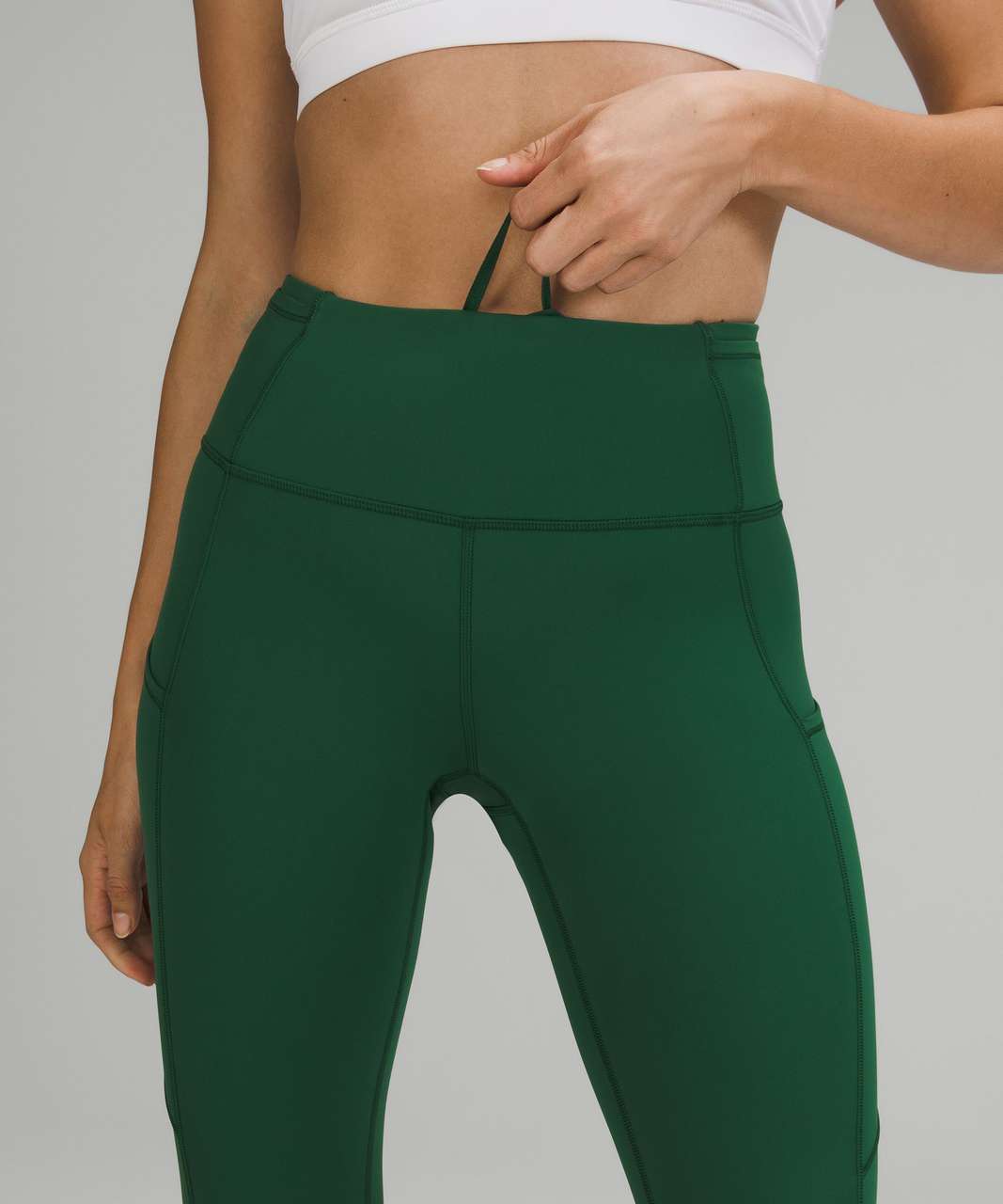 Fast and Free Reflective High-Rise Tight 25, Kelly Green