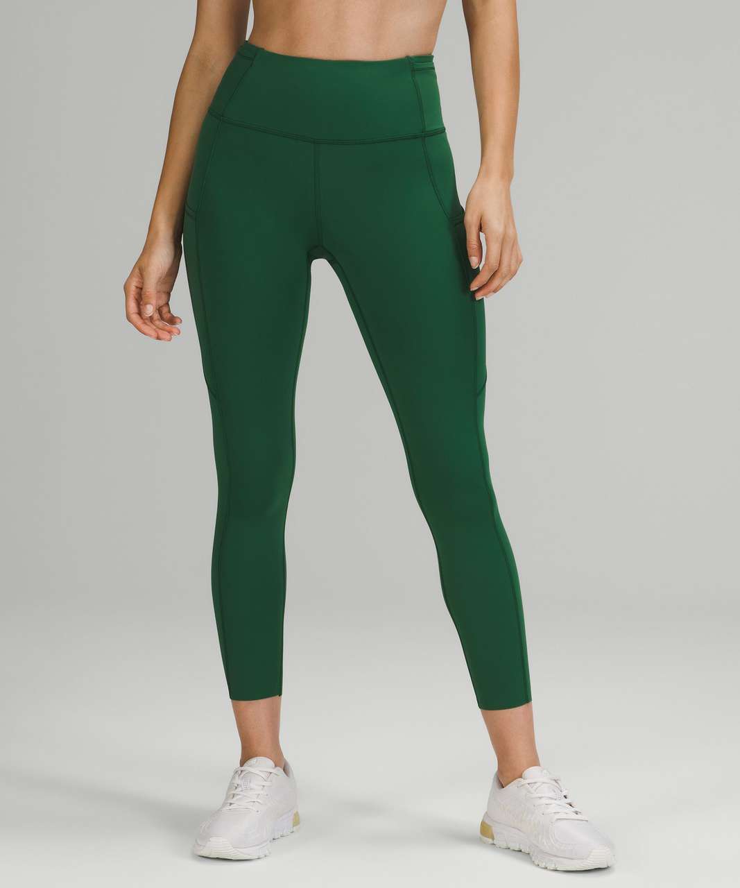 Lululemon Fast and Free High-Rise Tight 25" - Everglade Green