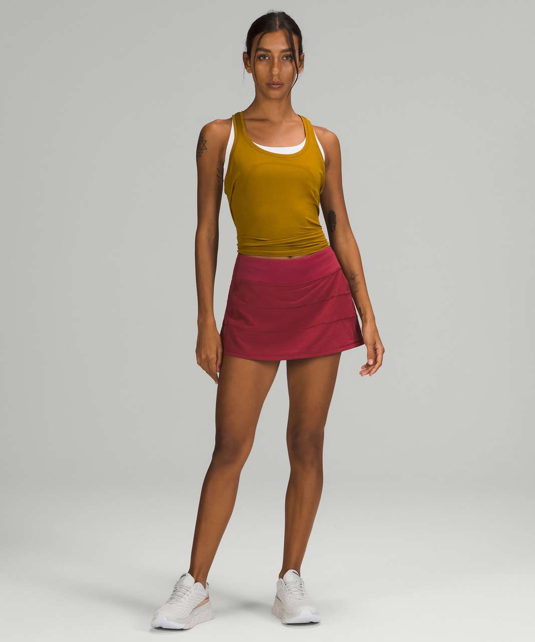 Lululemon Pace Rival Mid-Rise Skirt - Mulled Wine