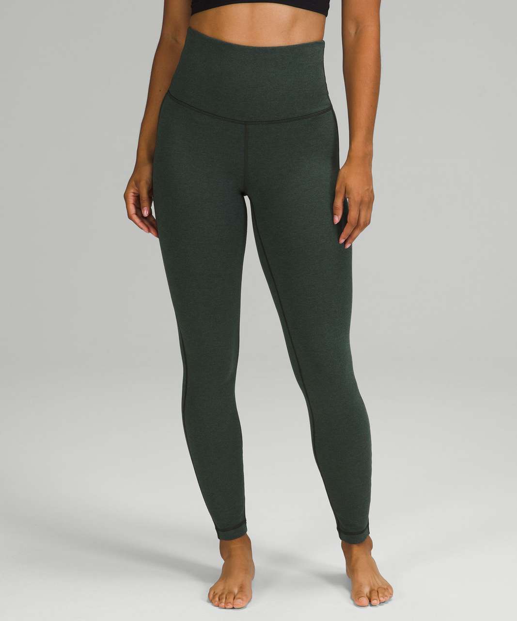 Lululemon Wunder Train High-Rise Tight 28 - Army Green - lulu fanatics