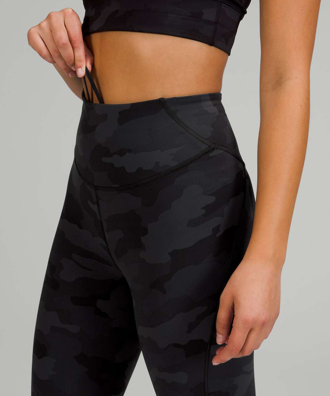 LULULEMON Base Pace High-Rise HR Crop 23 Camouflage Running Pant Tight
