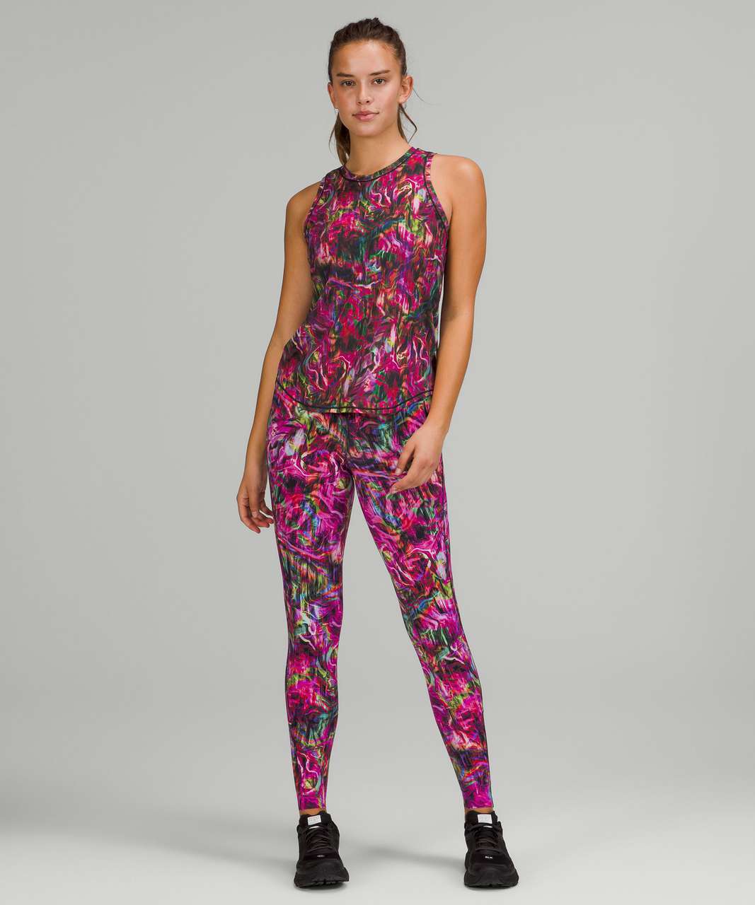 Lululemon Base Pace High-Rise Tight 28 - Hyper Flow Pink Multi - lulu  fanatics