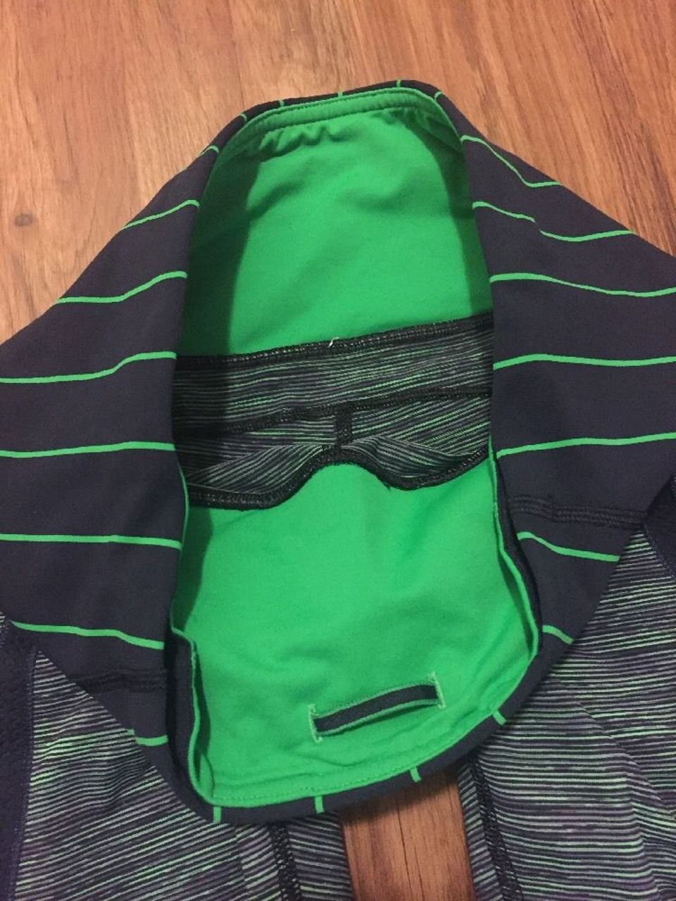 Lululemon Can't Stop Crop - Wee Are From Space Green Bean / Slalom Stripe Inkwell / Inkwell