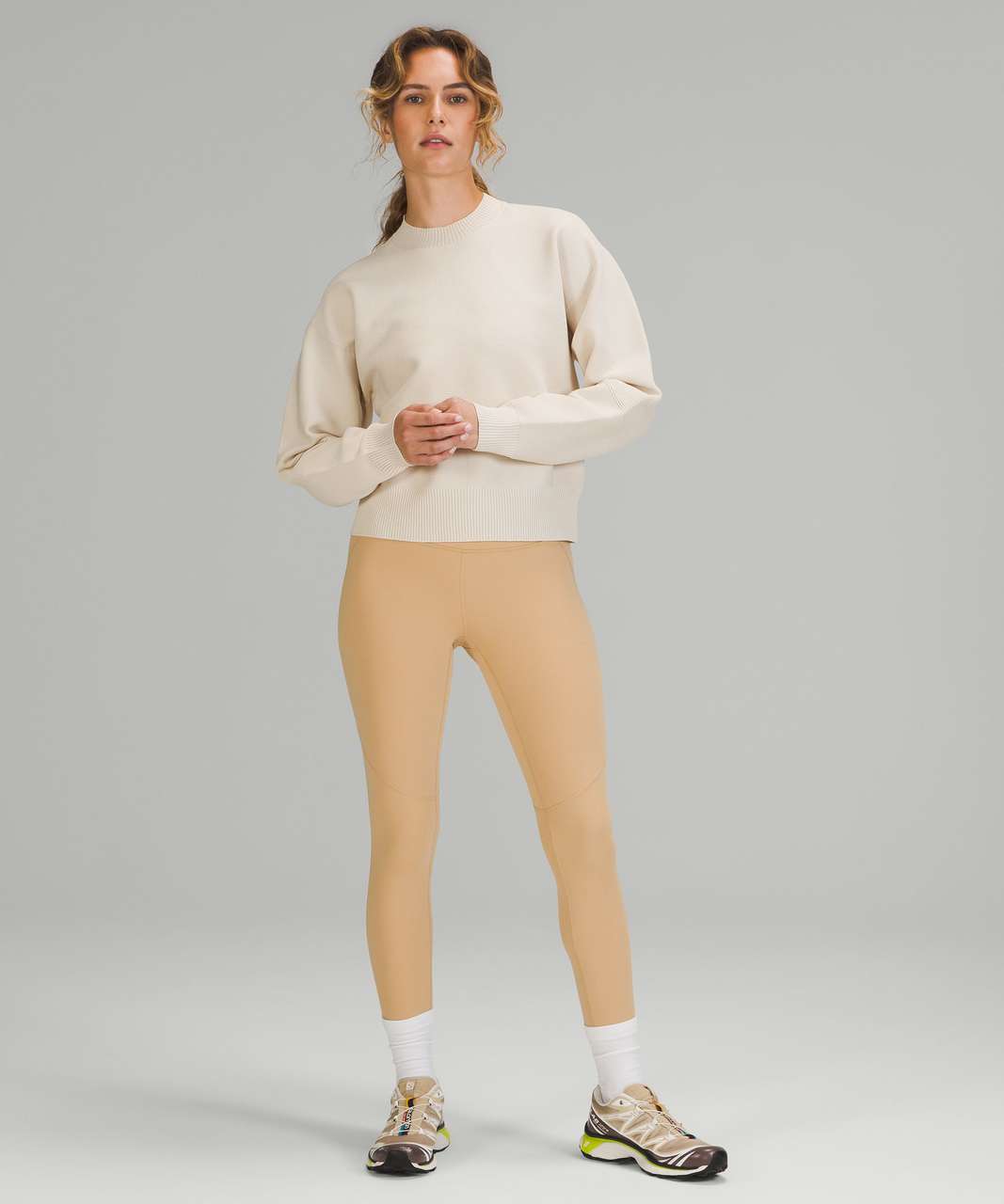 Lululemon All Around Crewneck Sweater - White Opal - lulu fanatics