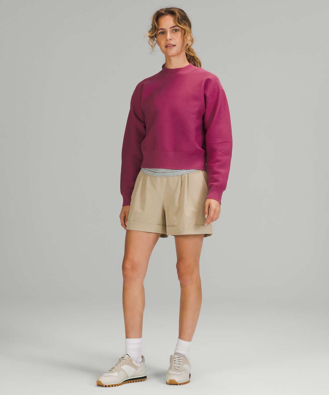 Lululemon All Around Crewneck Sweater - Pink Lychee