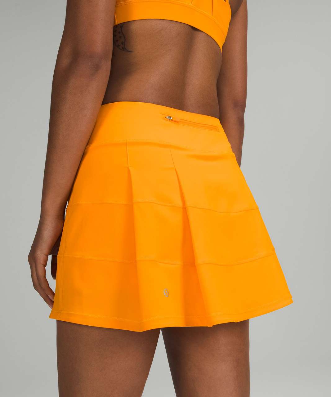 Lululemon Pace Rival Mid Rise Skirt - Golden Apricot - lulu fanatics