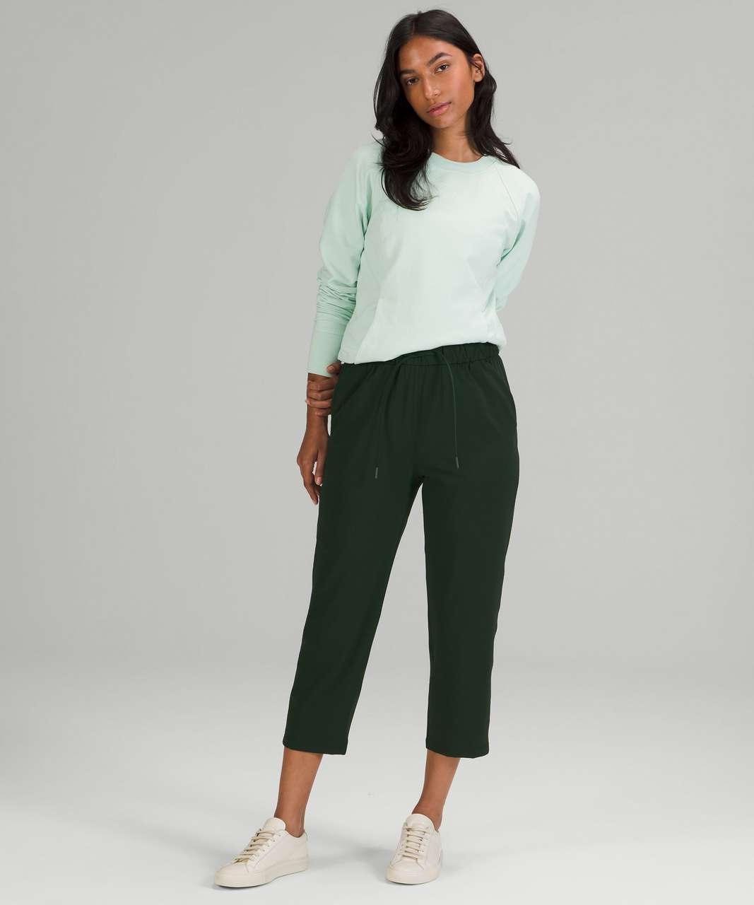 NWT Lululemon Align High-Rise Crop 23~SIZE:0~ Rainforest Green