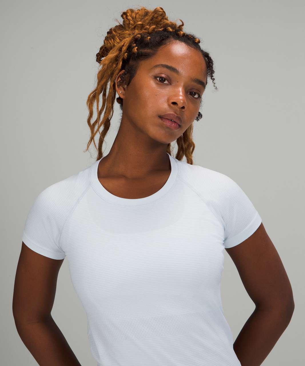 Lululemon Swiftly Tech Short Sleeve Shirt 2.0 *Race Length - White / White  - lulu fanatics