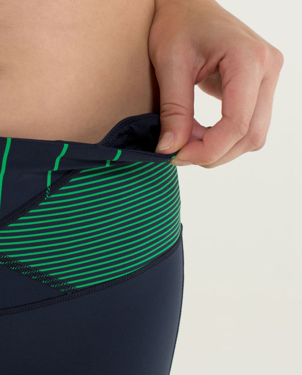 Lululemon Can't Stop Pant - Inkwell / Slalom Stripe Inkwell / Hyper Stripe Green Bean