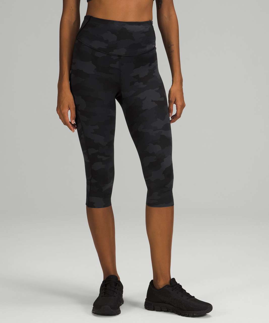 Lululemon Base Pace High-Rise Crop 17" - Heritage 365 Camo Deep Coal Multi