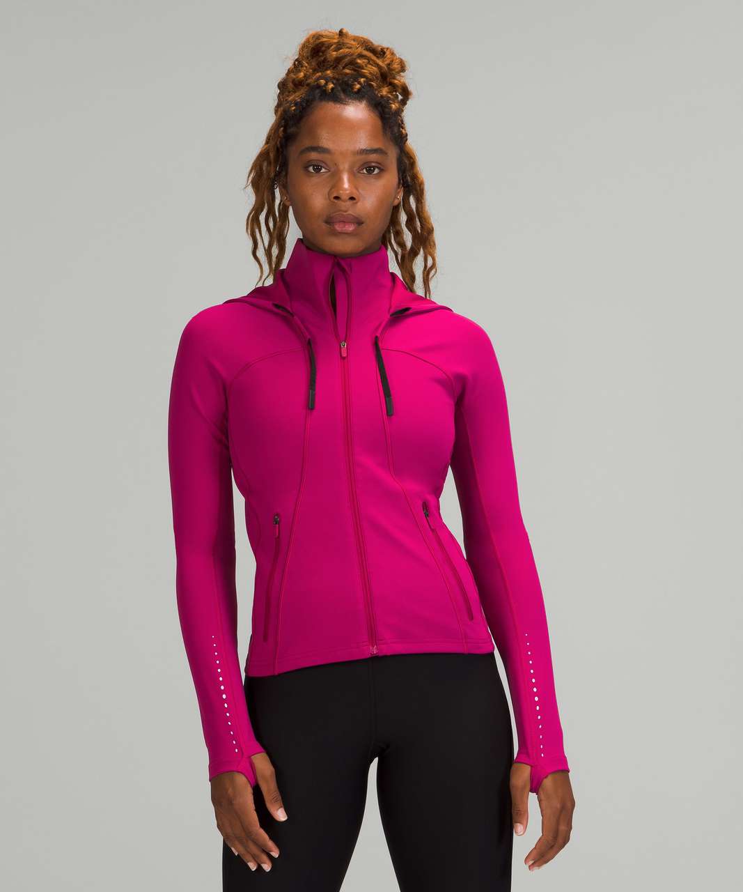 Lululemon Rain Repellent Running Jacket - Wild Berry