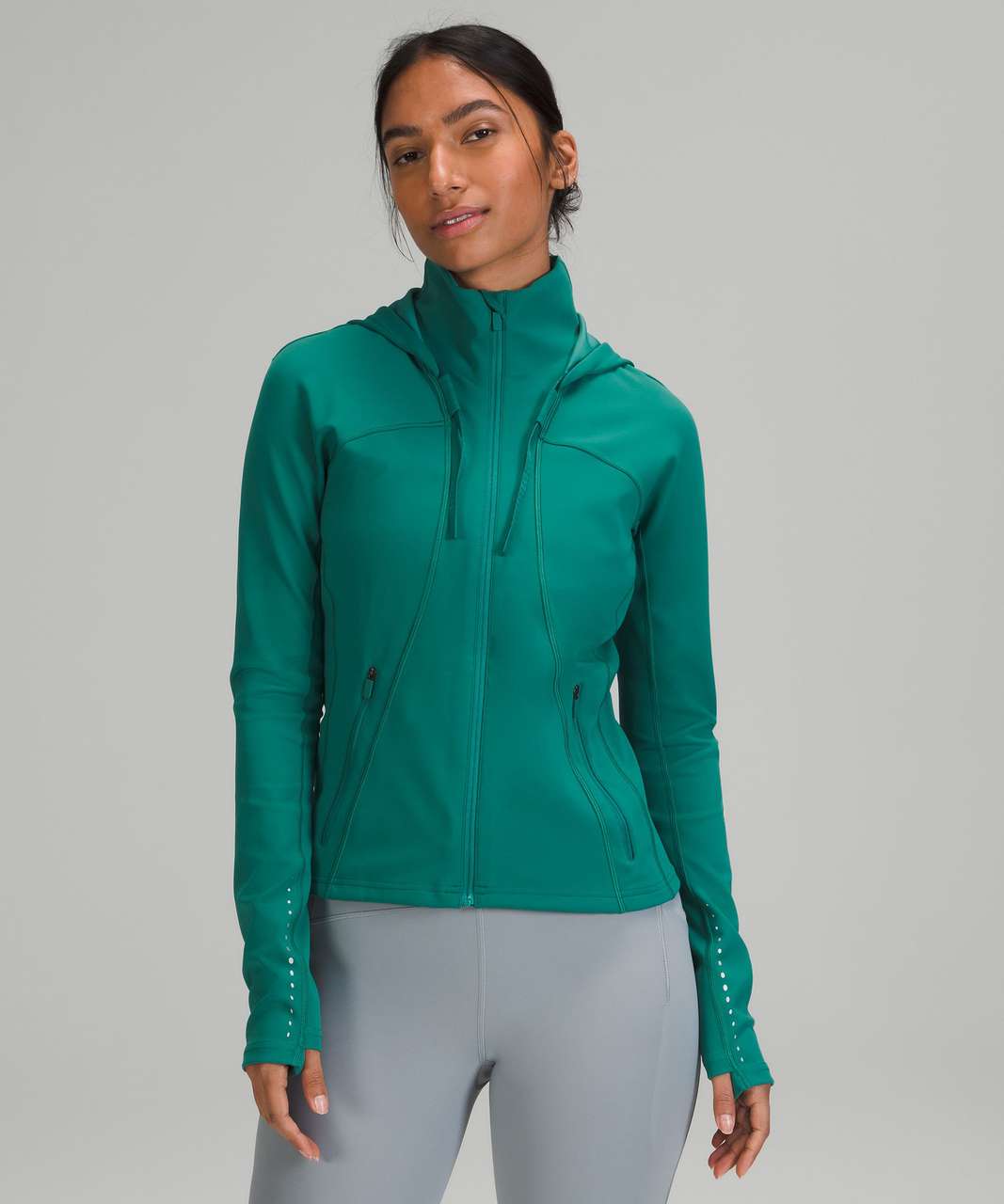 Lululemon Rain Repellent Running Jacket - Teal Lagoon