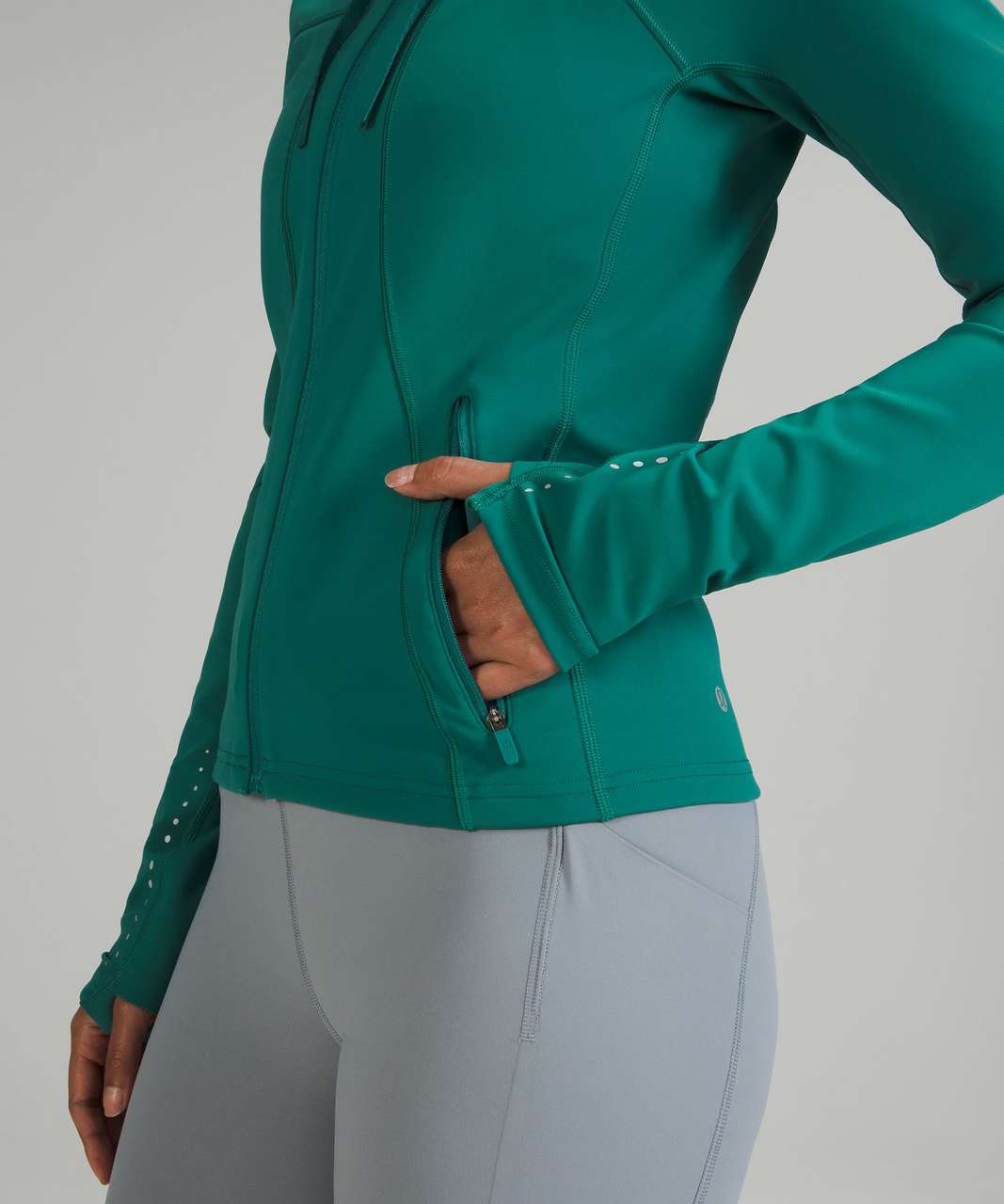 Lululemon Rain Repellent Running Jacket - Teal Lagoon