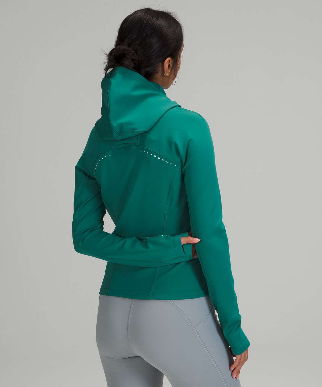 Lululemon Rain Repellent Running Jacket - Teal Lagoon