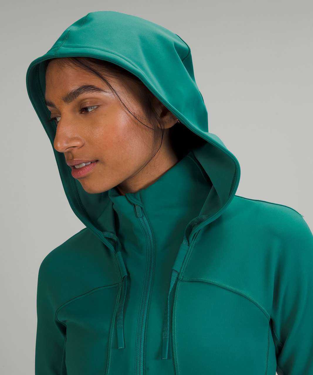 Lululemon Rain Repellent Running Jacket - Teal Lagoon