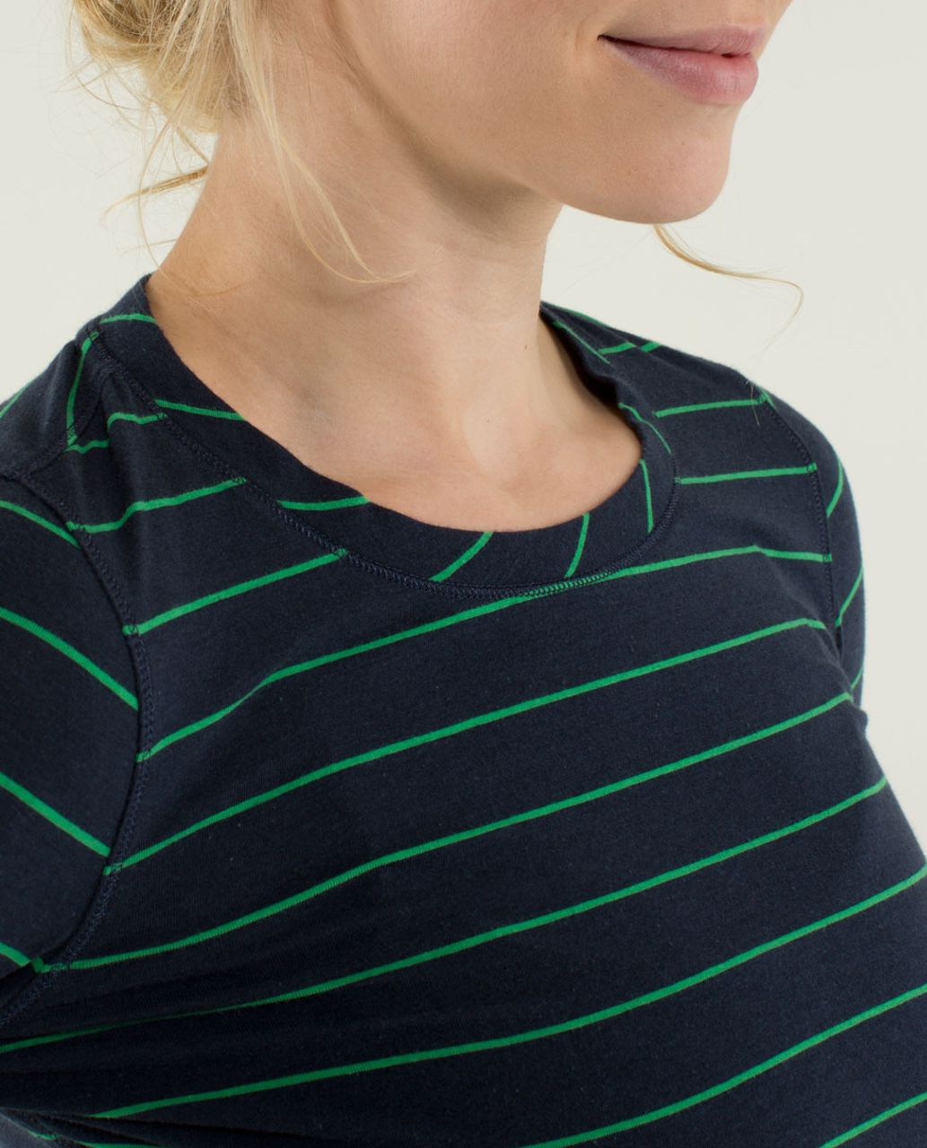 Lululemon Karma Long Sleeve - Slalom Stripe Inkwell