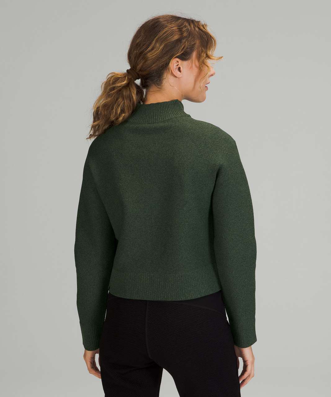 Lululemon All Around Full Zip Sweater - Rainforest Green / Green