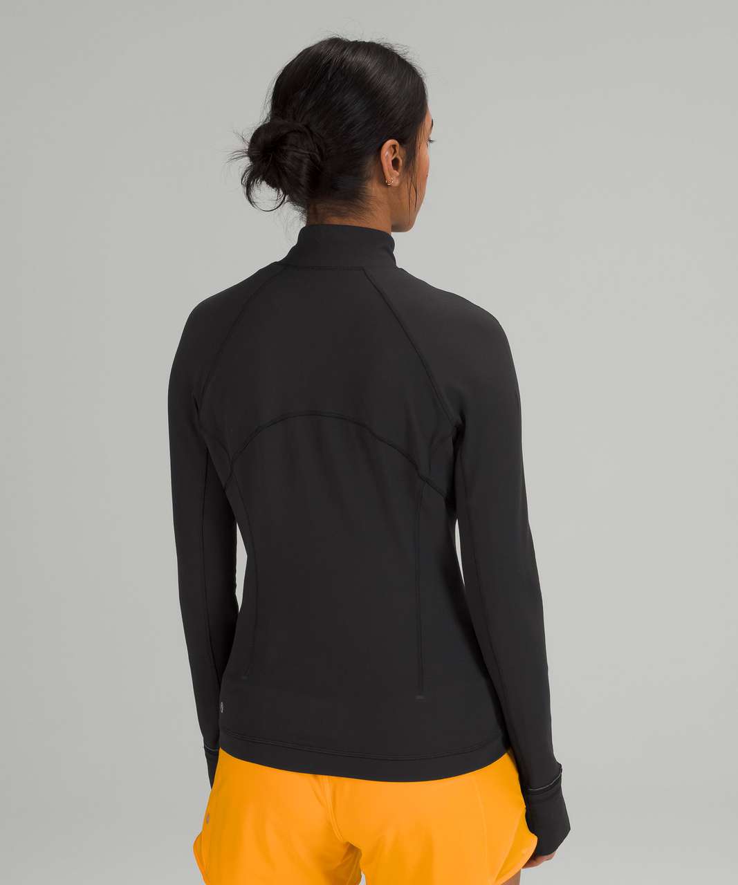 Lululemon Its Rulu Run Half Zip - Black - lulu fanatics