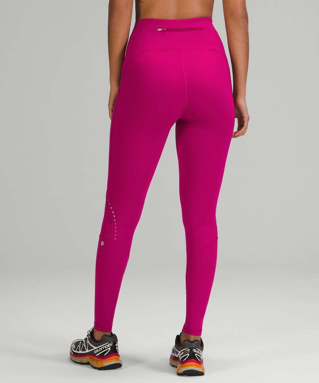 Lululemon Rain Repellent High-Rise Running Tight 28" - Wild Berry