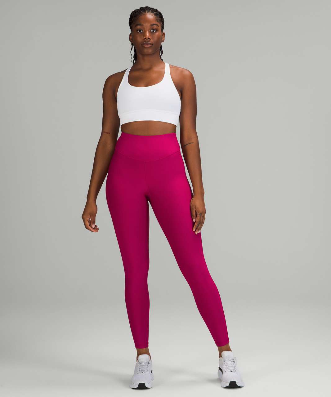 Lululemon Base Pace High-Rise Fleece Tight 28" - Wild Berry